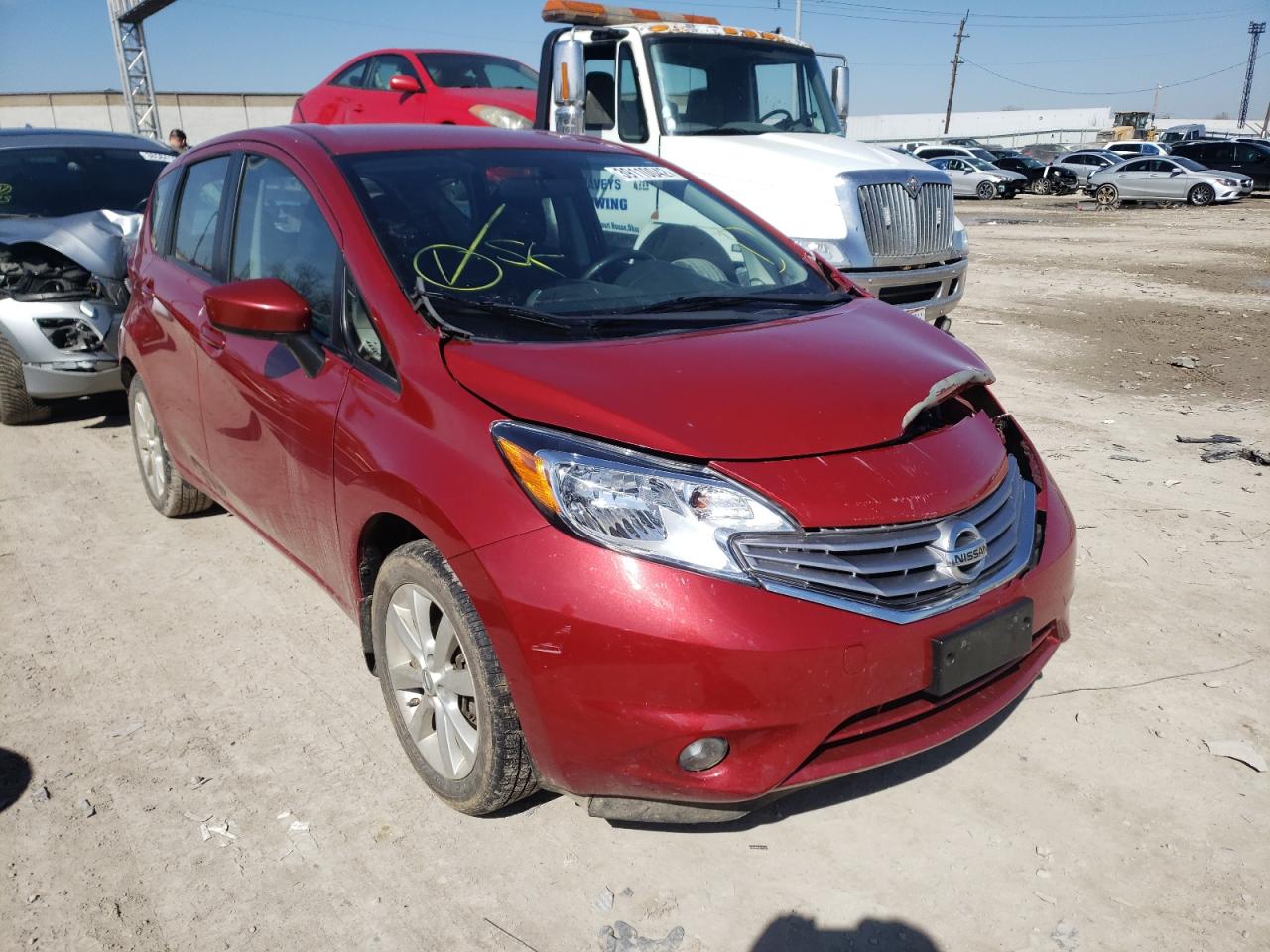 NISSAN VERSA NOTE 2015 with VIN 3N1CE2CP5FL377506 - Photo from auction