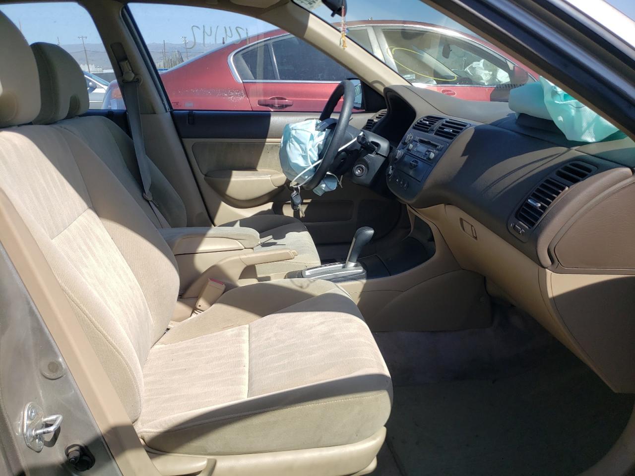 Photo 5 from auction – 2003 HONDA CIVIC LX with VIN 2HGES16593H501849