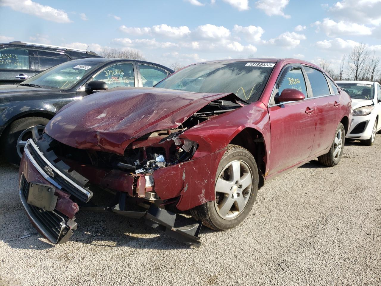 Photo 2 from auction – 2008 CHEVROLET IMPALA LT with VIN 2G1WT58K381296239