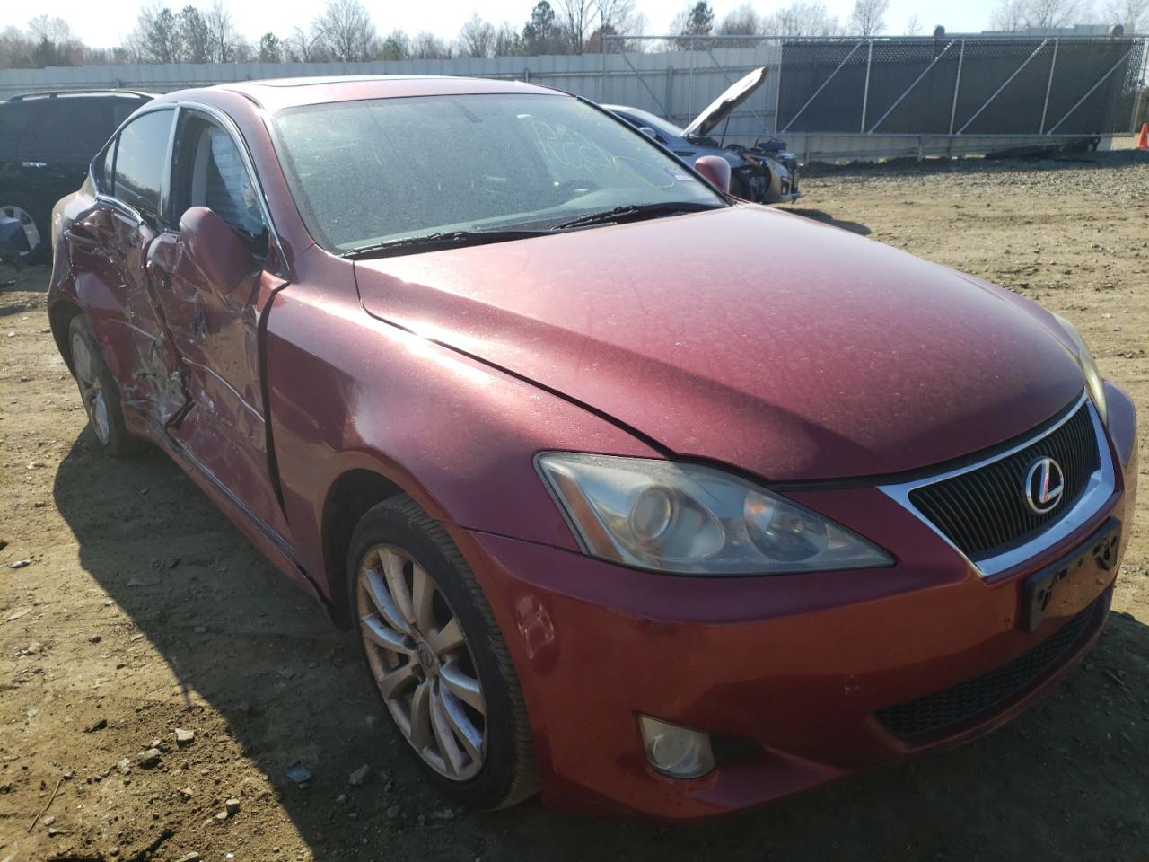 LEXUS IS 250 2008 with VIN JTHCK262482022402 - Photo from auction