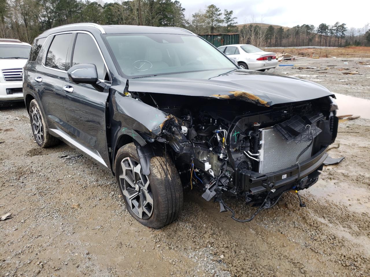 HYUNDAI PALISADE C 2022 with VIN KM8R74HE0NU414904 - Photo from auction