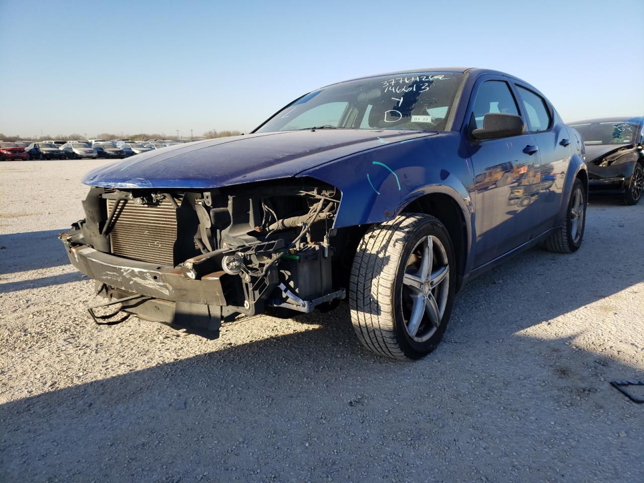 Photo 2 from auction – 2014 DODGE AVENGER SE with VIN 1C3CDZAG6EN217956