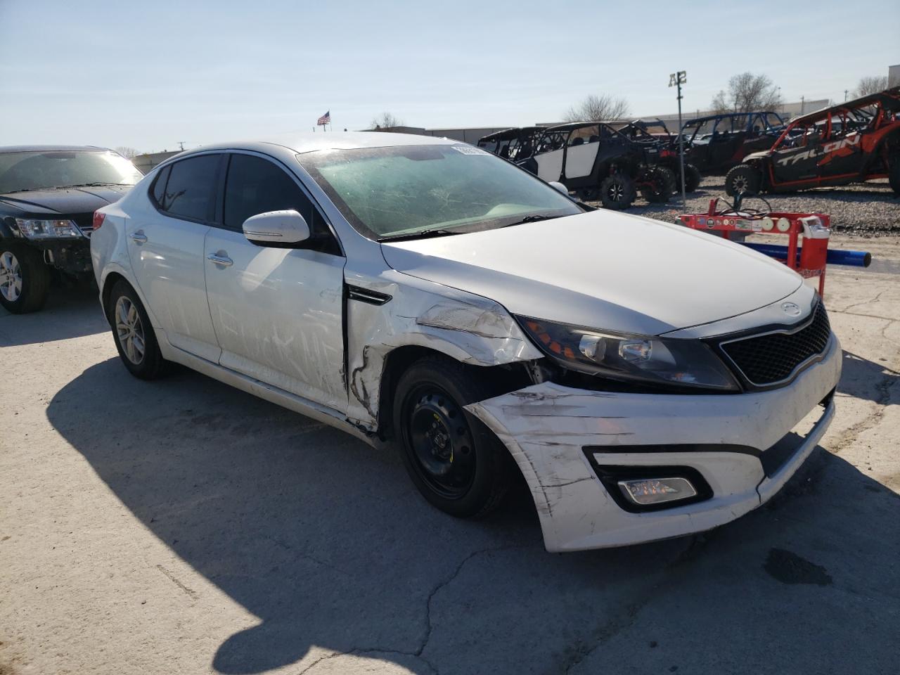 KIA OPTIMA LX 2013 with VIN 5XXGM4A72DG140688 - Photo from auction