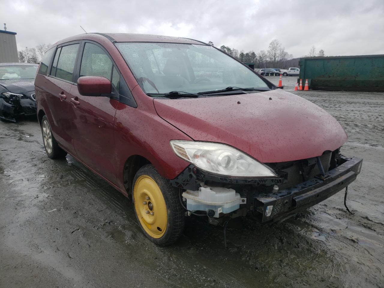 MAZDA 5 2010 with VIN JM1CR2W36A0388790 - Photo from auction