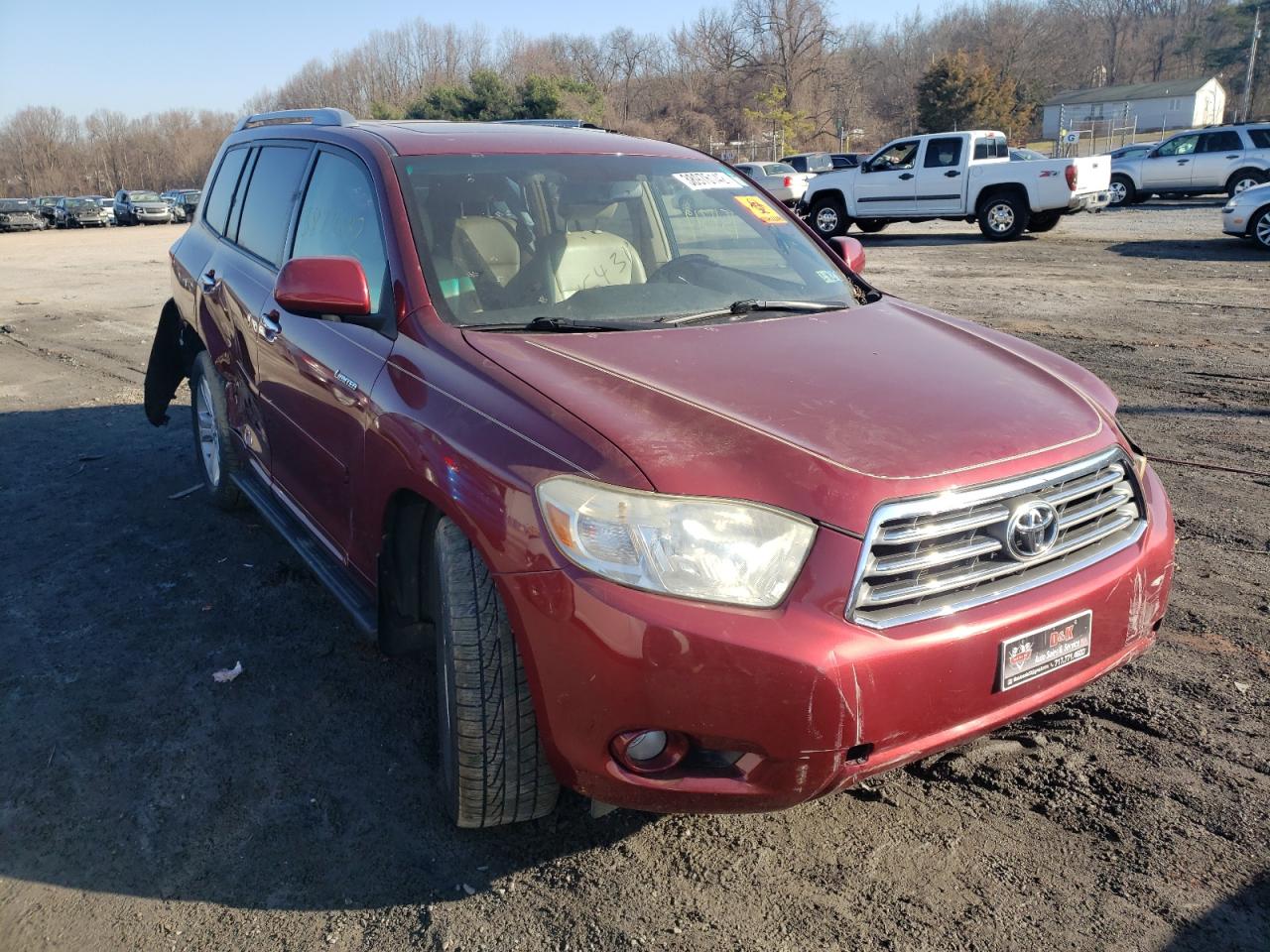 TOYOTA HIGHLANDER 2008 with VIN JTEES42A282044591 - Photo from auction