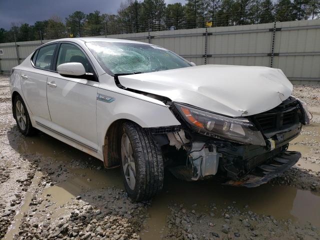KIA OPTIMA HYB 2014 with VIN KNAGN4AD6E5065371 - Photo from auction