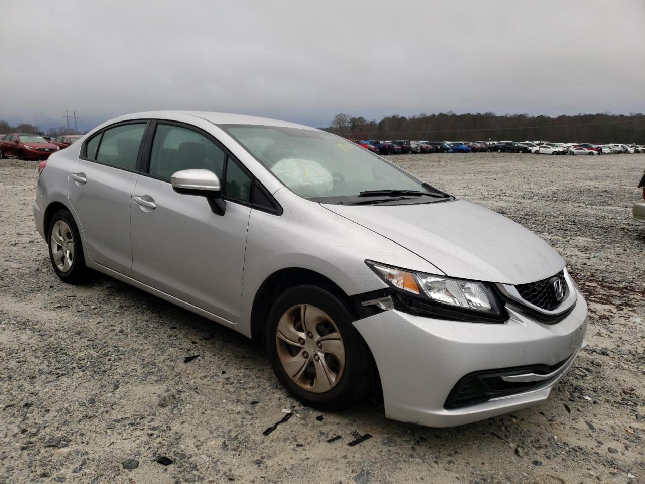 HONDA CIVIC LX 2014 with VIN 19XFB2F52EE033423 - Photo from auction