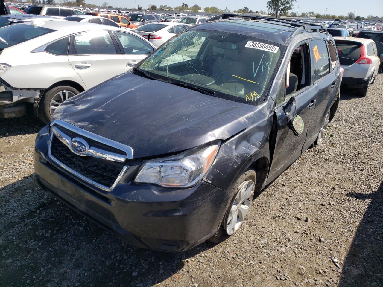 Photo 2 from auction – 2016 SUBARU FORESTER 2 with VIN JF2SJADC6GH552972