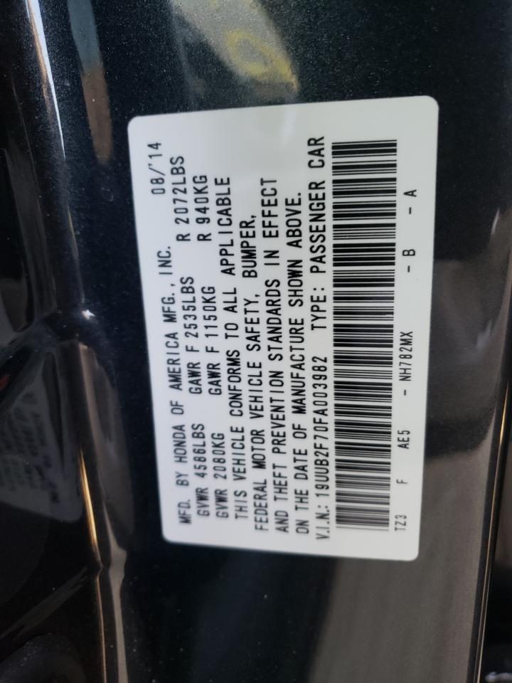 Photo 10 from auction – 2015 ACURA TLX ADVANC with VIN 19UUB2F70FA003982