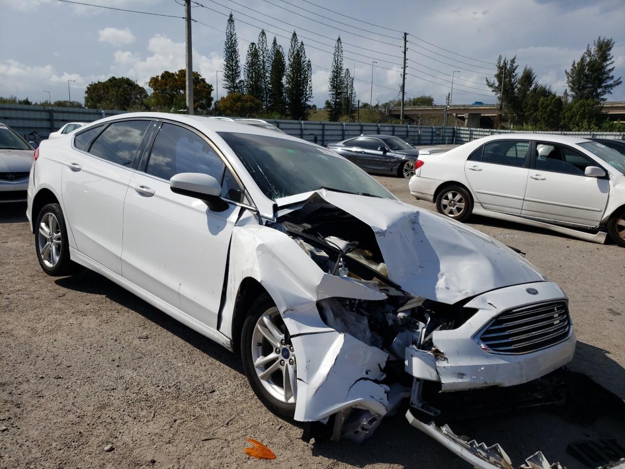 Photo 1 from auction – 2018 FORD FUSION SE with VIN 3FA6P0HD0JR144281