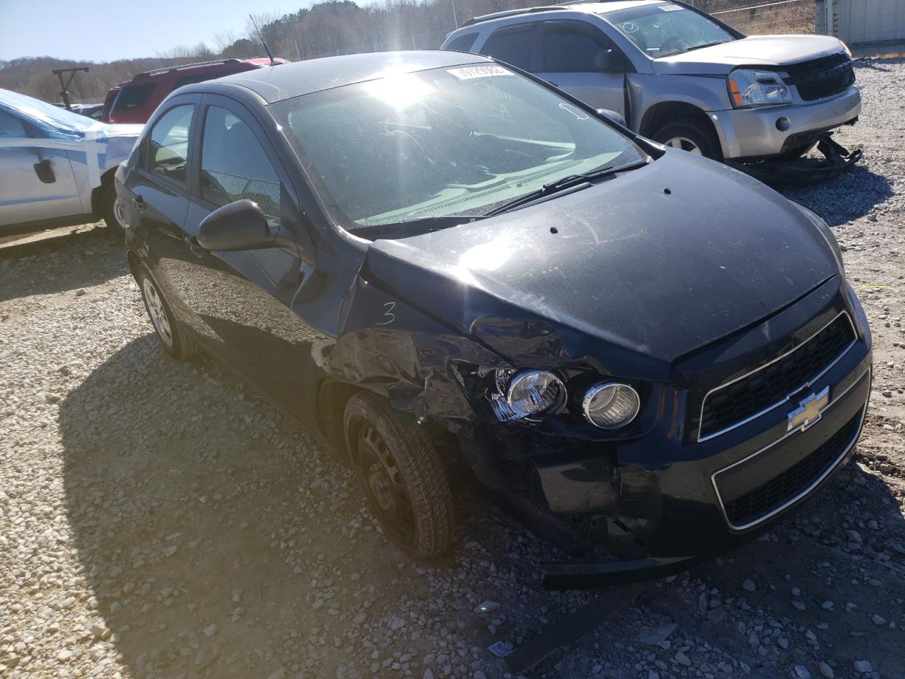 CHEVROLET SONIC LS 2013 with VIN 1G1JA5SH7D4216615 - Photo from auction