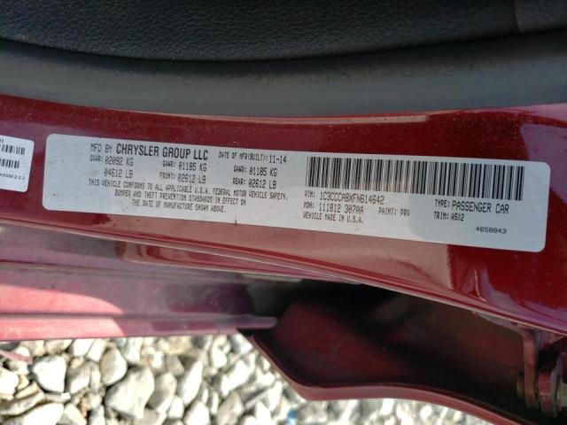 Photo 10 from auction – 2015 CHRYSLER 200 LIMITE with VIN 1C3CCCABXFN614642