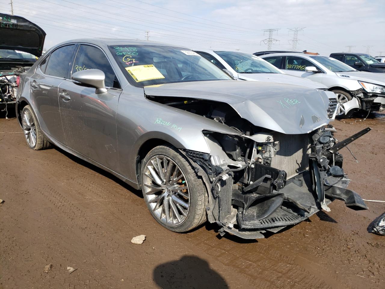 LEXUS IS 250 2014 with VIN JTHCF1D24E5014831 - Photo from auction