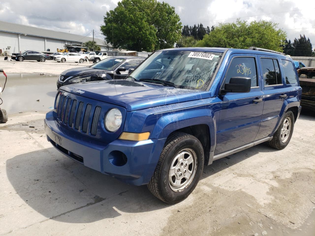 Photo 2 from auction – 2009 JEEP PATRIOT SP with VIN 1J4FT28B59D167683