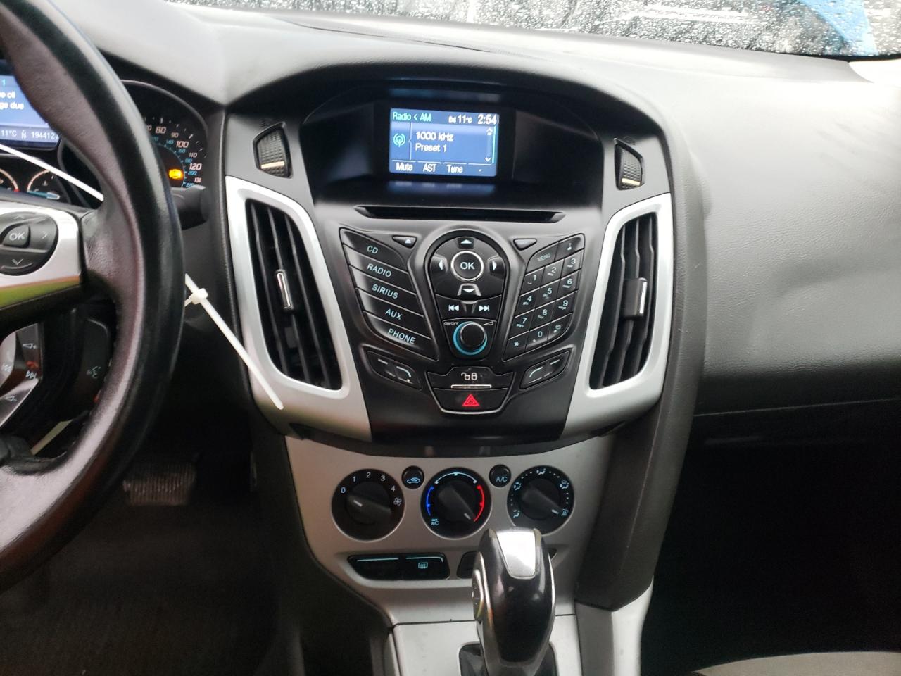 Photo 9 from auction – 2012 FORD FOCUS SE with VIN 1FAHP3F27CL114370