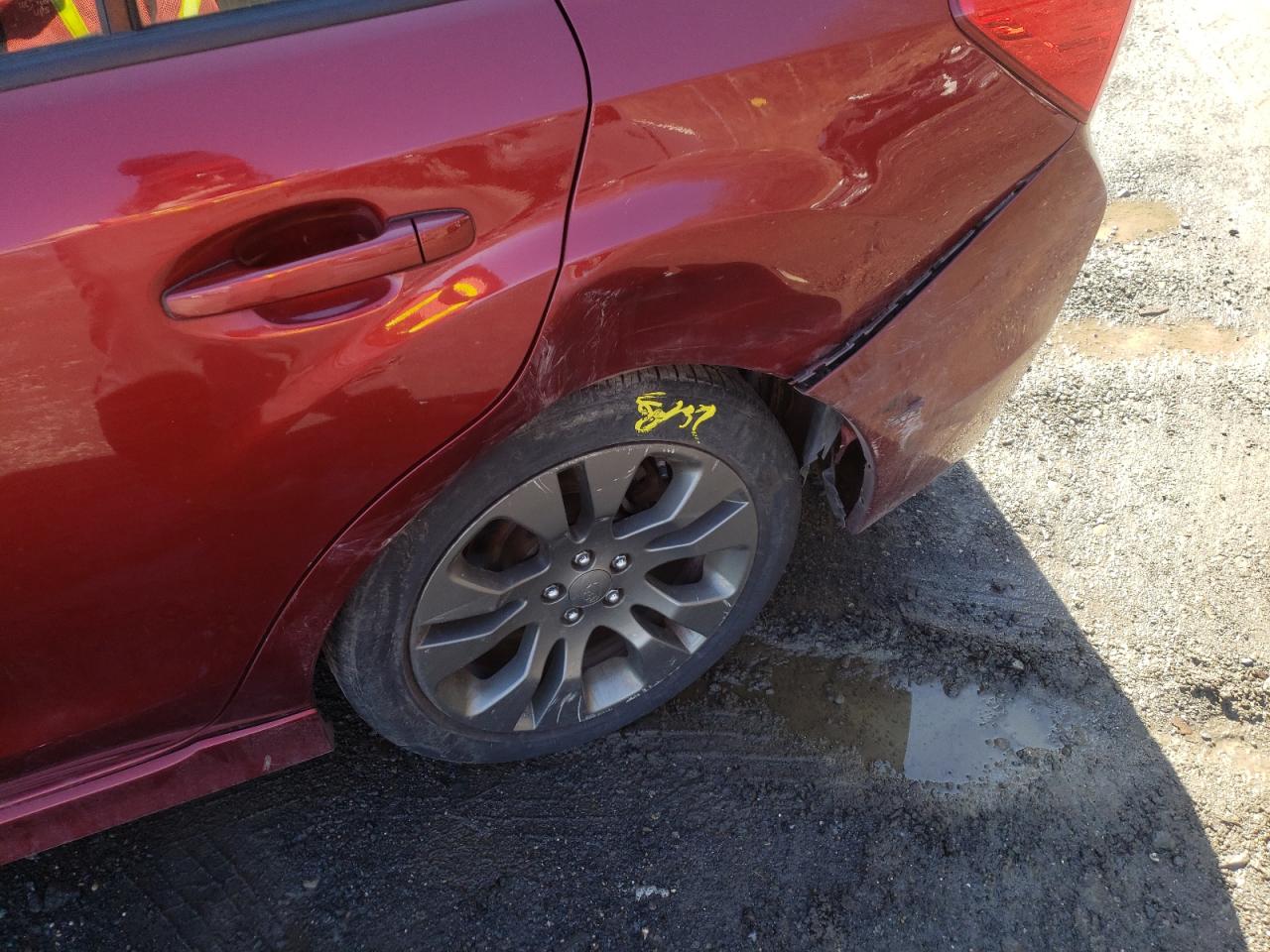 Photo 9 from auction – 2012 SUBARU IMPREZA SP with VIN JF1GPAL67CH225494