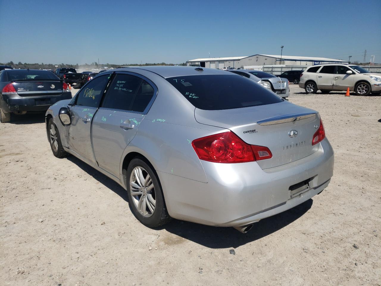 Photo 3 from auction – 2012 INFINITI G25 BASE with VIN JN1DV6AP1CM700031