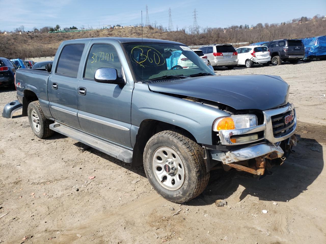 GMC NEW SIERRA 2006 with VIN 2GTEK13V761331460 - Photo from auction