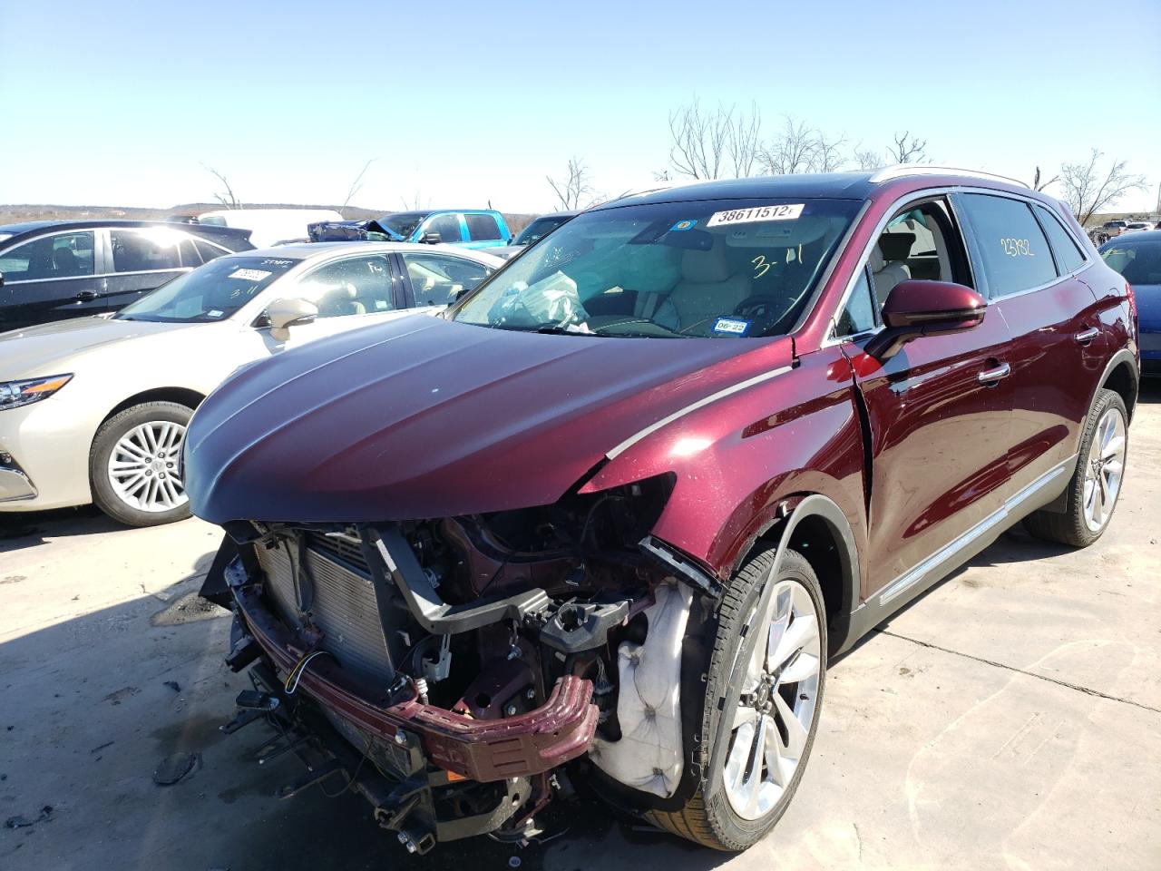 Photo 2 from auction – 2018 LINCOLN MKX BLACK with VIN 2LMPJ9JR7JBL35396