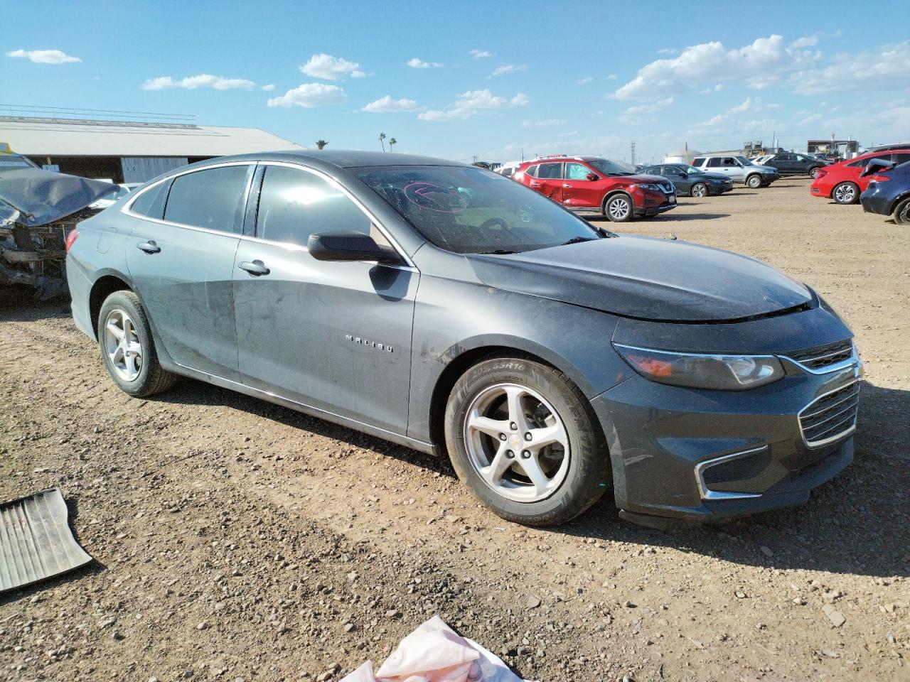 CHEVROLET MALIBU LS 2017 with VIN 1G1ZB5ST3HF134671 - Photo from auction