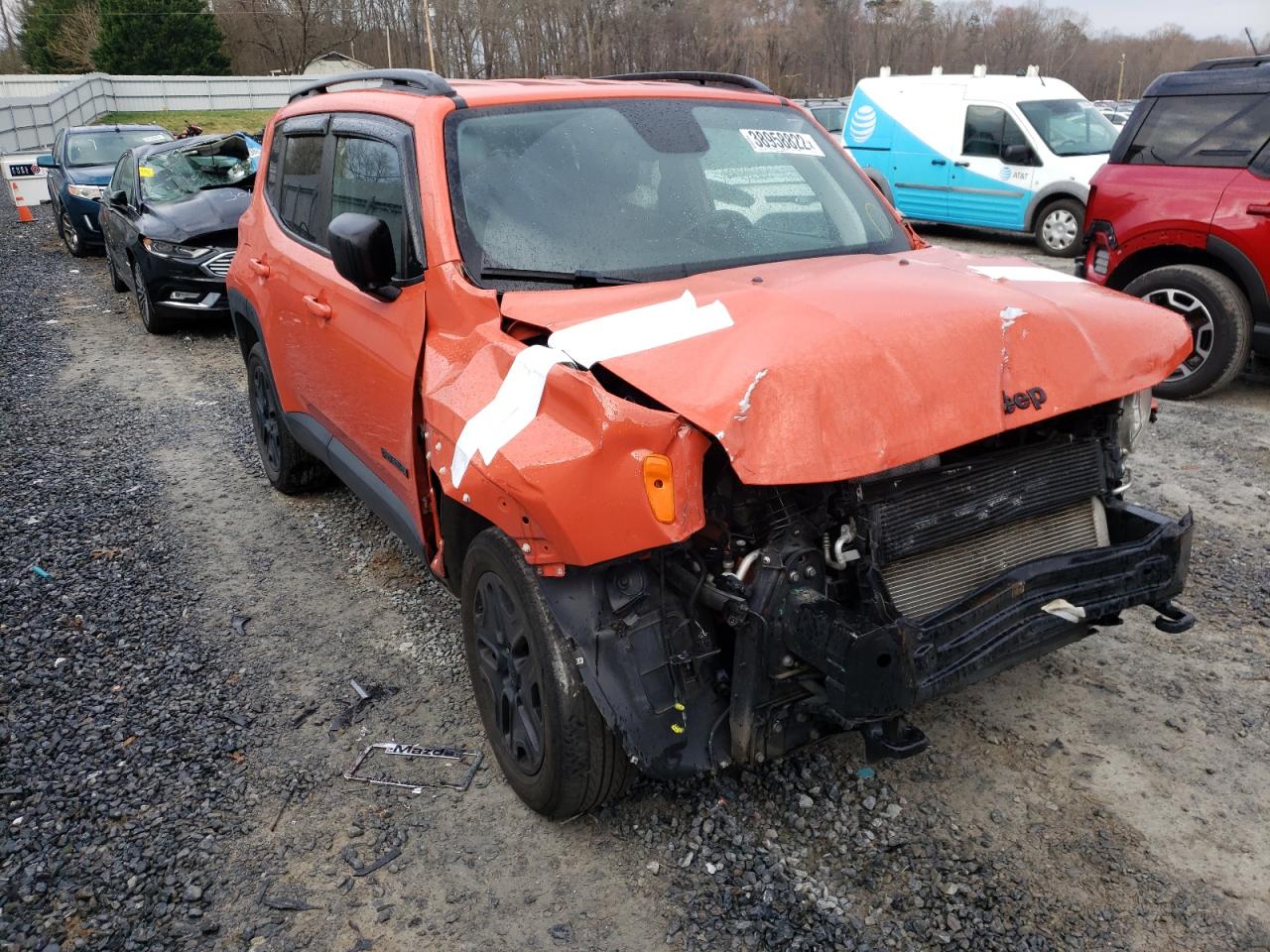 JEEP RENEGADE S 2018 with VIN ZACCJBAB5JPH58594 - Photo from auction