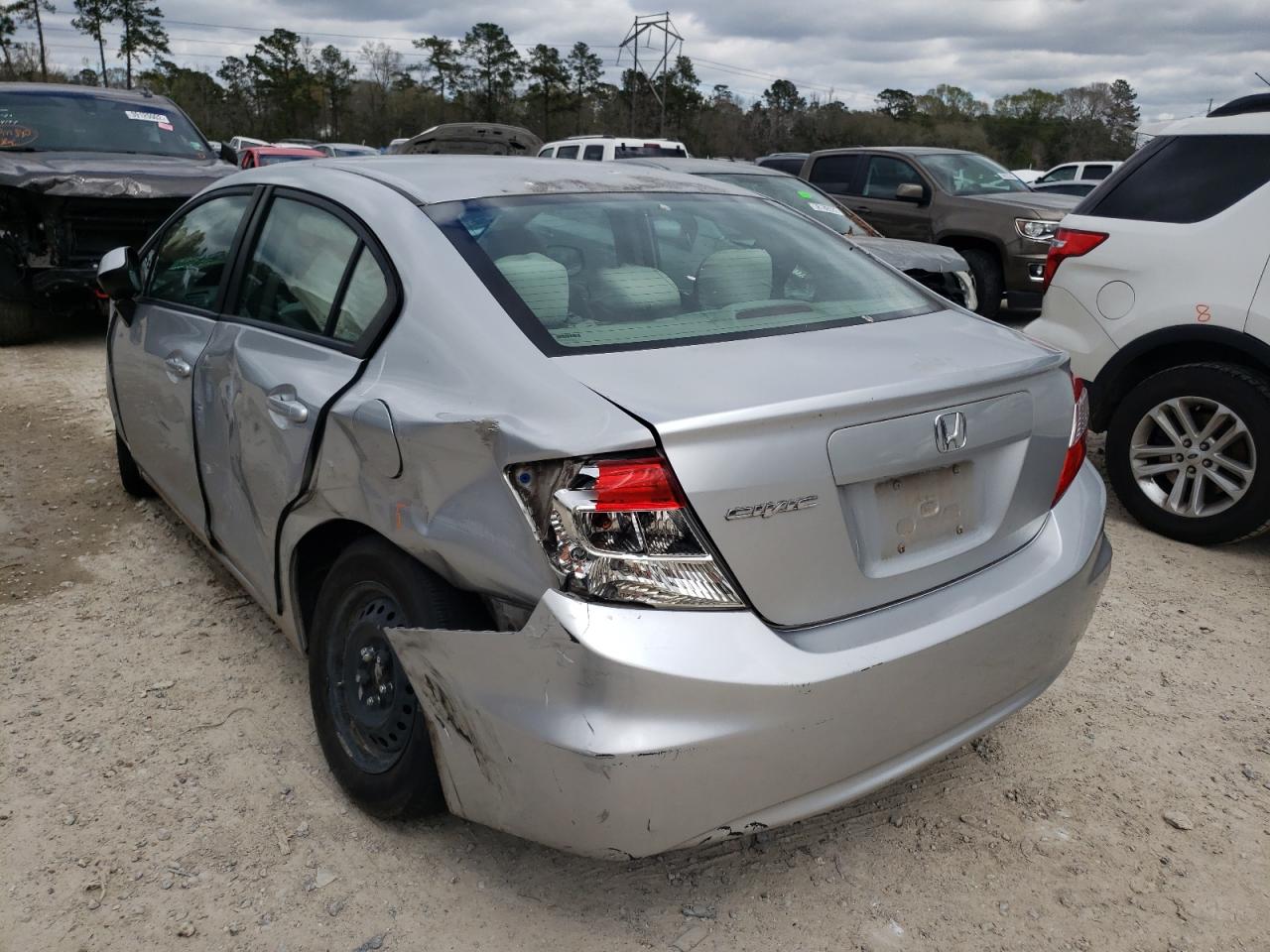 Photo 3 from auction – 2012 HONDA CIVIC LX with VIN 2HGFB2F59CH319420