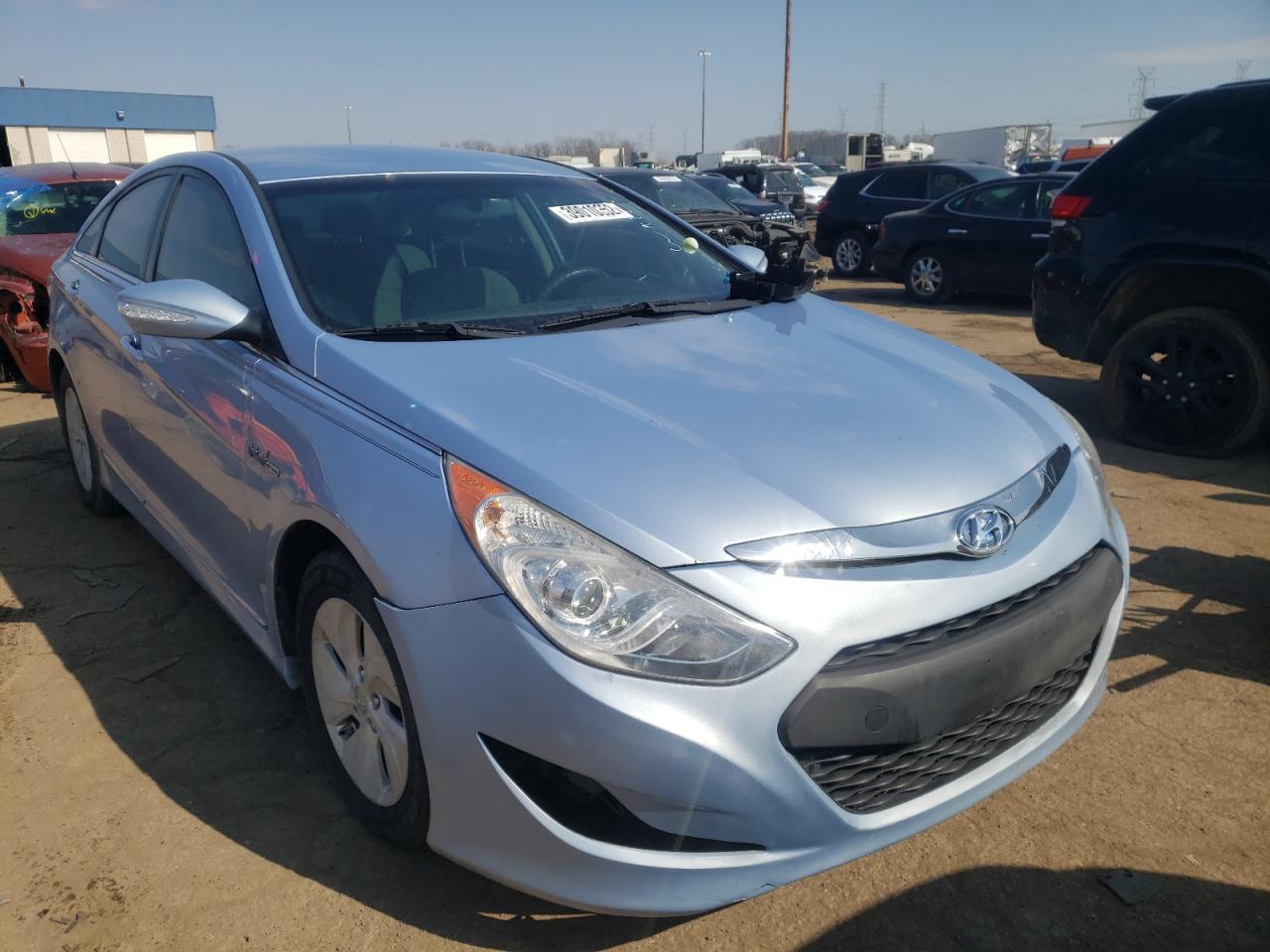 HYUNDAI SONATA HYB 2013 with VIN KMHEC4A43DA078127 - Photo from auction