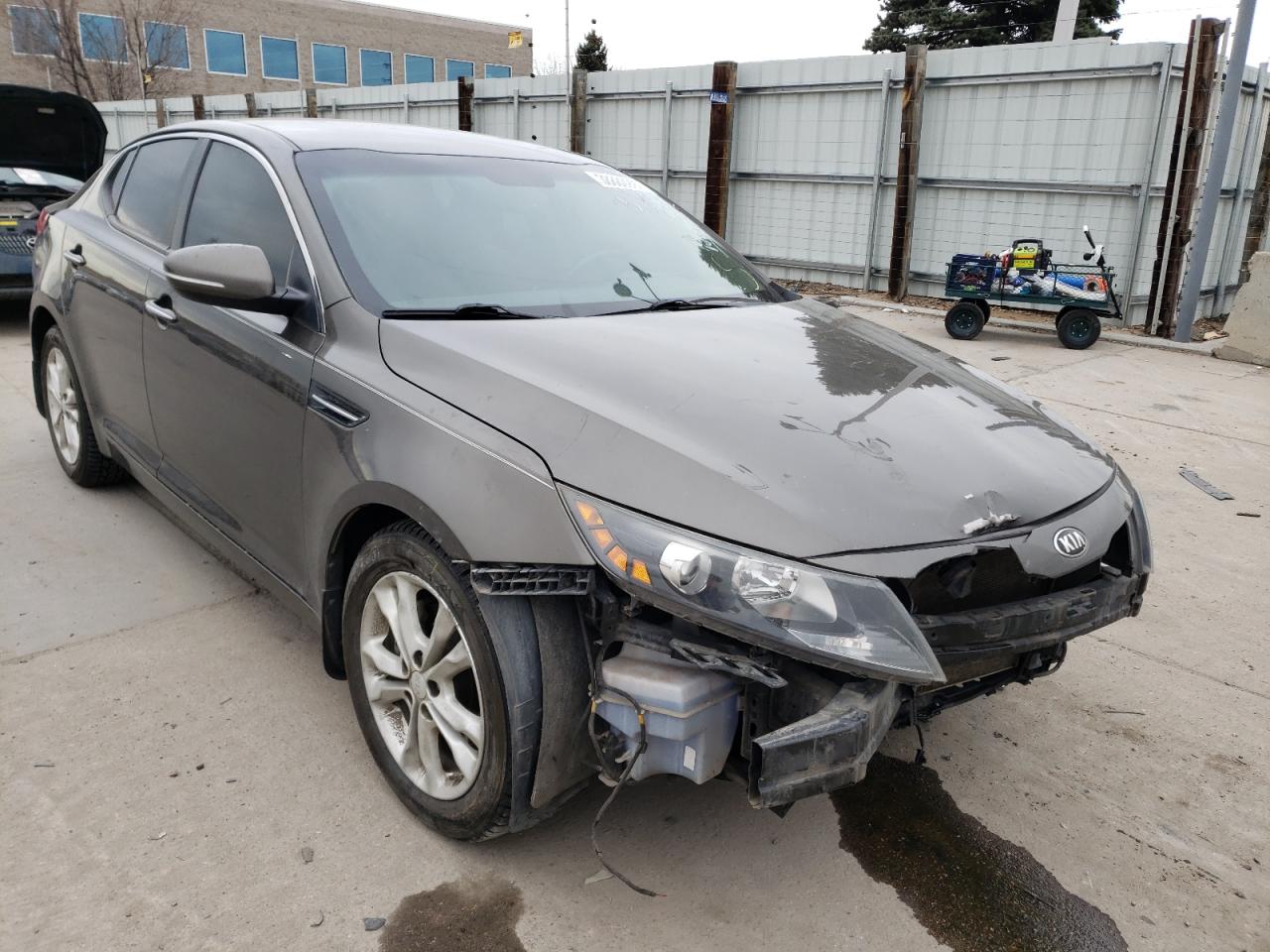 KIA OPTIMA EX 2013 with VIN 5XXGN4A77DG160528 - Photo from auction