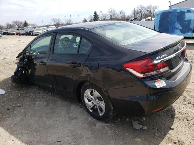Photo 3 from auction – 2013 HONDA CIVIC LX with VIN 19XFB2F52DE063830
