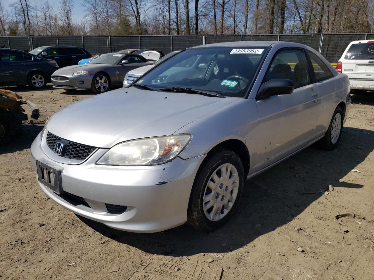 Photo 2 from auction – 2005 HONDA CIVIC LX with VIN 1HGEM22575L036497