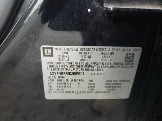 Photo 10 from auction – 2012 CADILLAC SRX PERFOR with VIN 3GYFNBE30CS509801