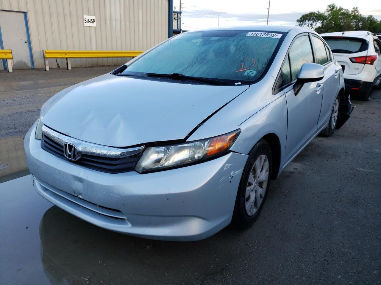 Photo 2 from auction – 2012 HONDA CIVIC LX with VIN 19XFB2F57CE018431