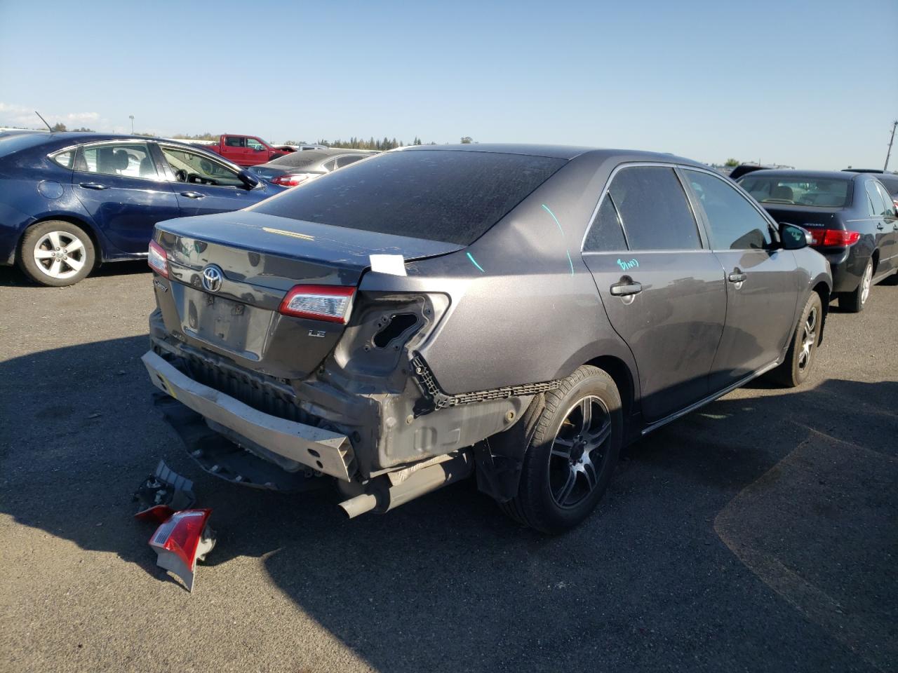 Photo 4 from auction – 2012 TOYOTA CAMRY BASE with VIN 4T4BF1FKXCR232240