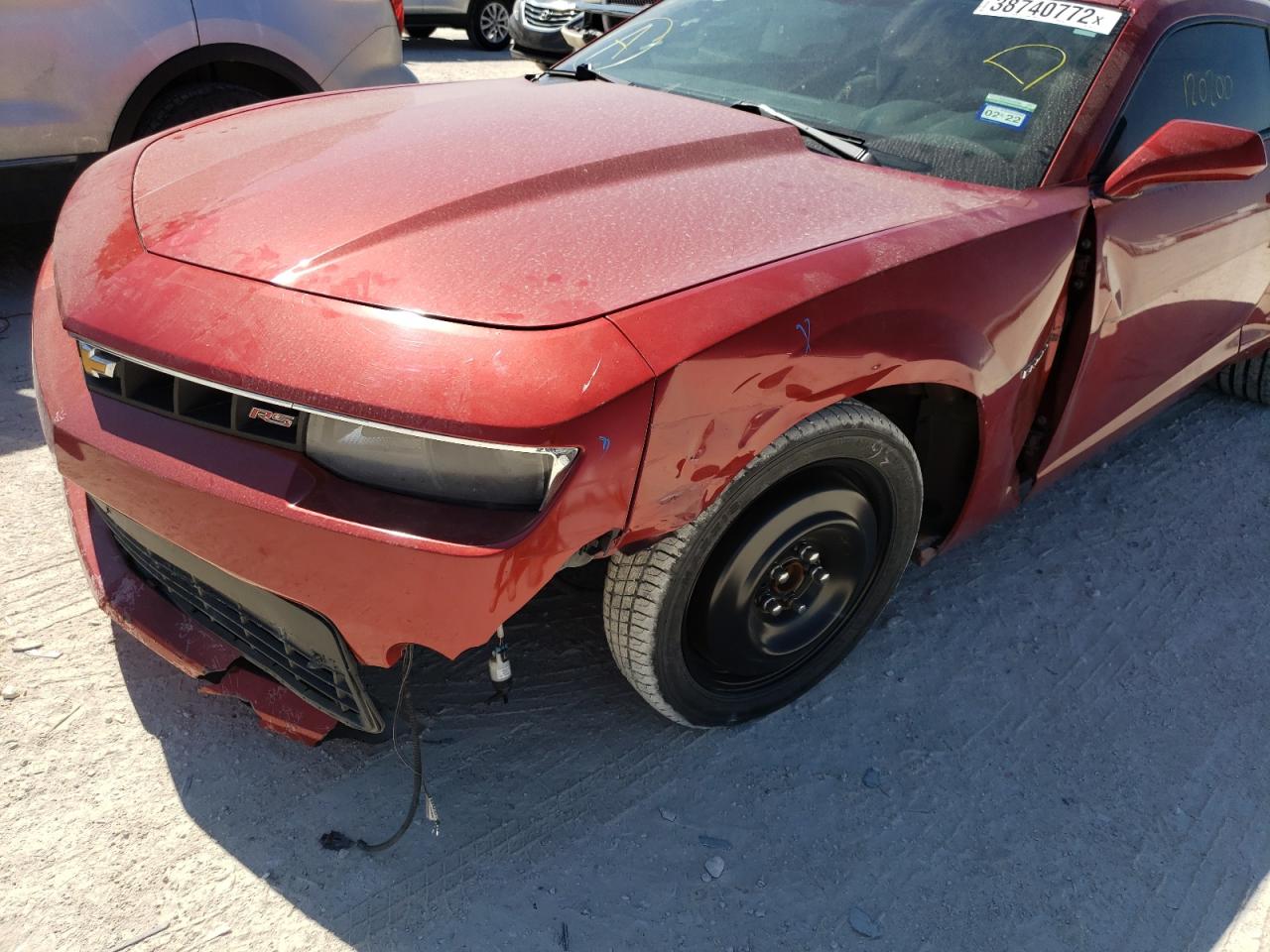 Photo 9 from auction – 2014 CHEVROLET CAMARO LT with VIN 2G1FB1E36E9286973