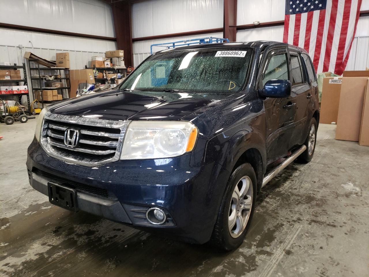 Photo 2 from auction – 2012 HONDA PILOT EXL with VIN 5FNYF3H52CB022204