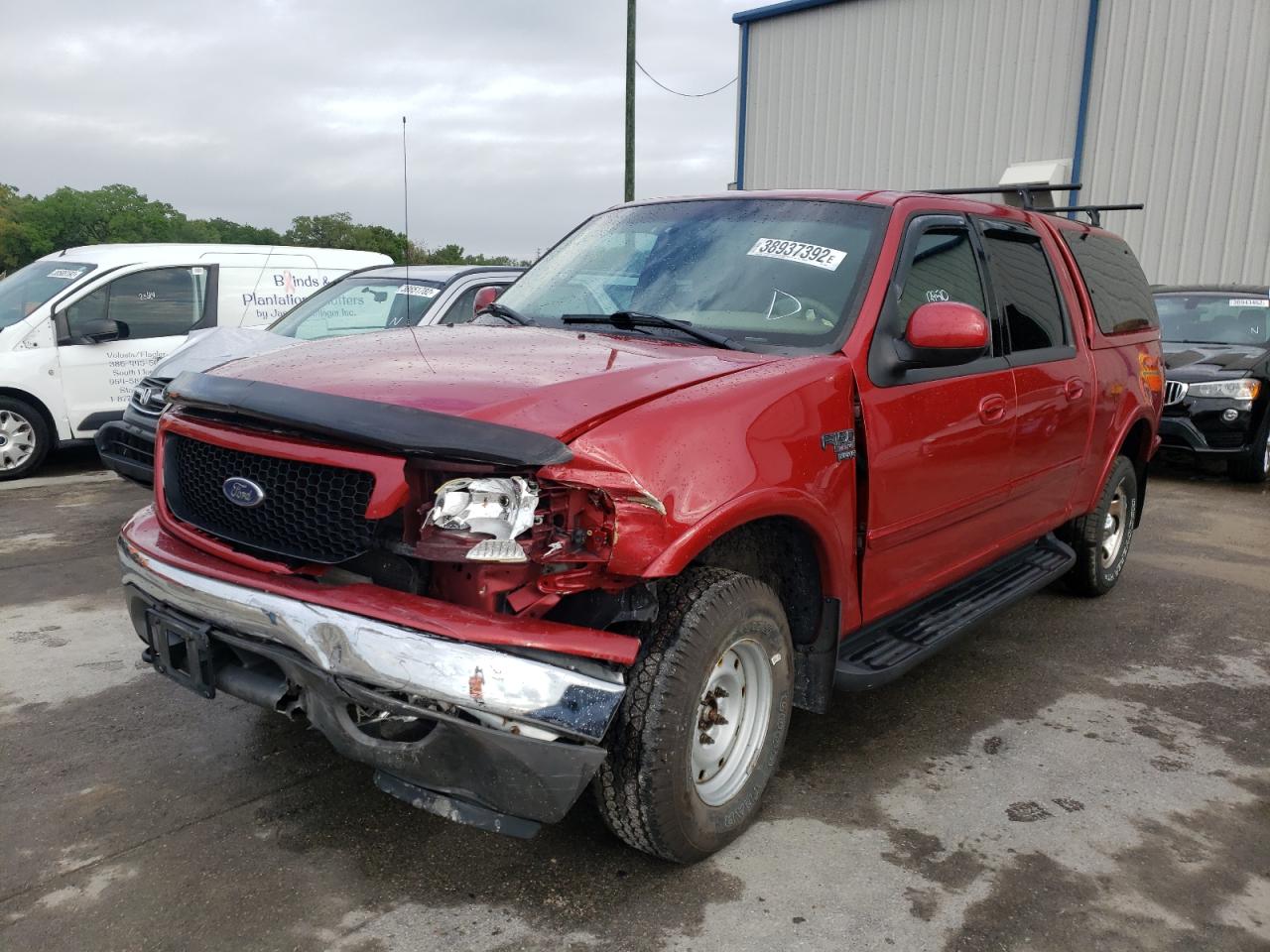 Photo 2 from auction – 2002 FORD F150 SUPER with VIN 1FTRW08L82KB09043