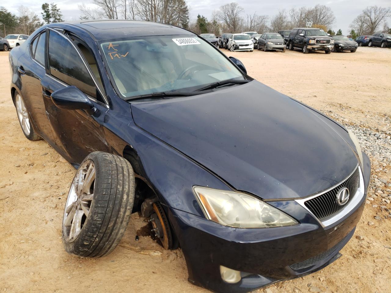 LEXUS IS 350 2006 with VIN JTHBE262665003221 - Photo from auction