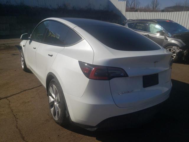 Photo 3 from auction – 2021 TESLA MODEL Y with VIN 5YJYGDEE2MF078149