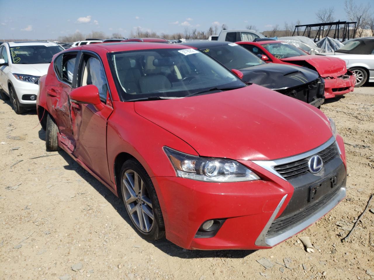 LEXUS CT 200 2017 with VIN JTHKD5BH8H2296428 - Photo from auction