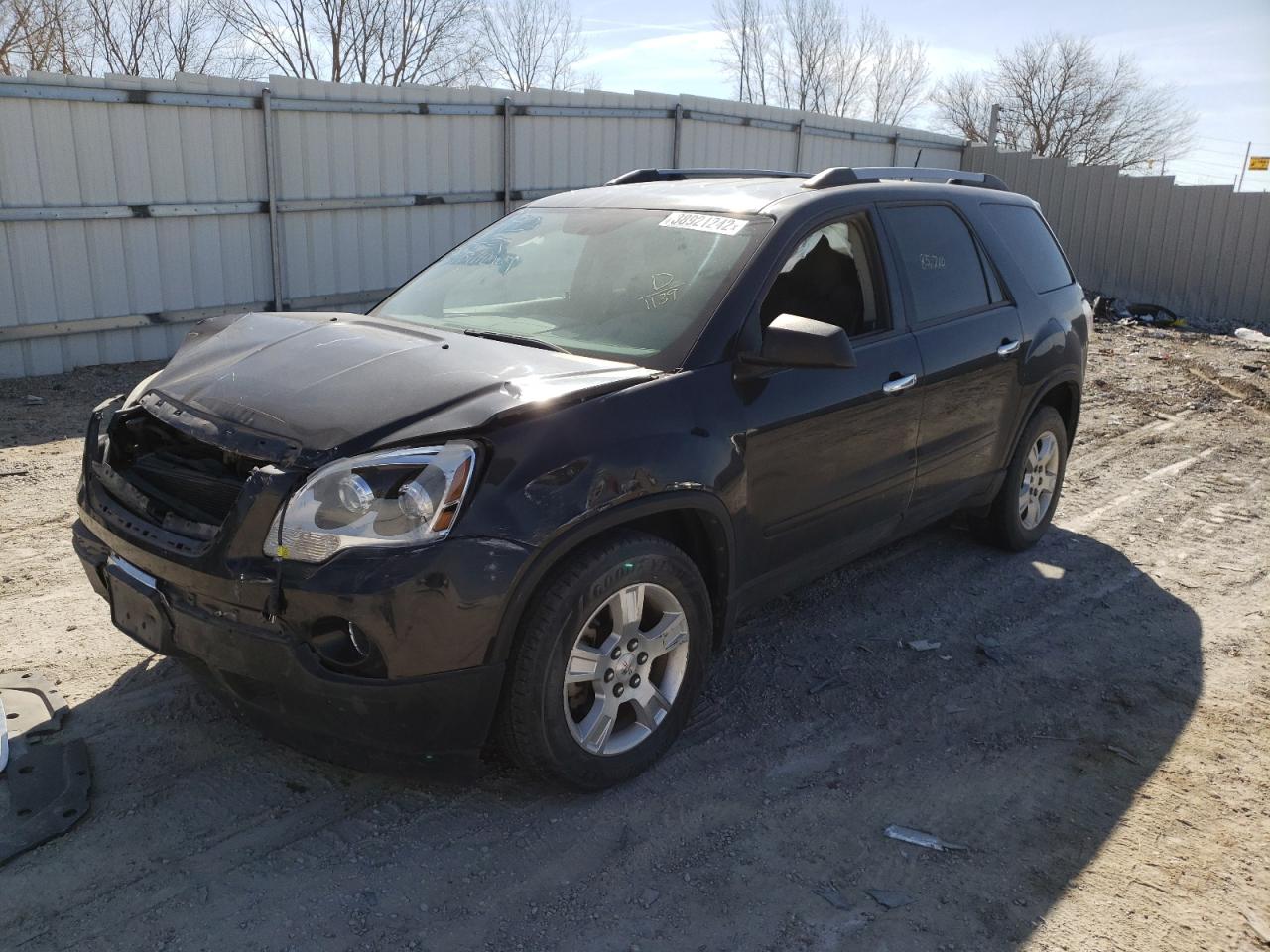 Photo 2 from auction – 2011 GMC ACADIA SLE with VIN 1GKKRNED2BJ291139