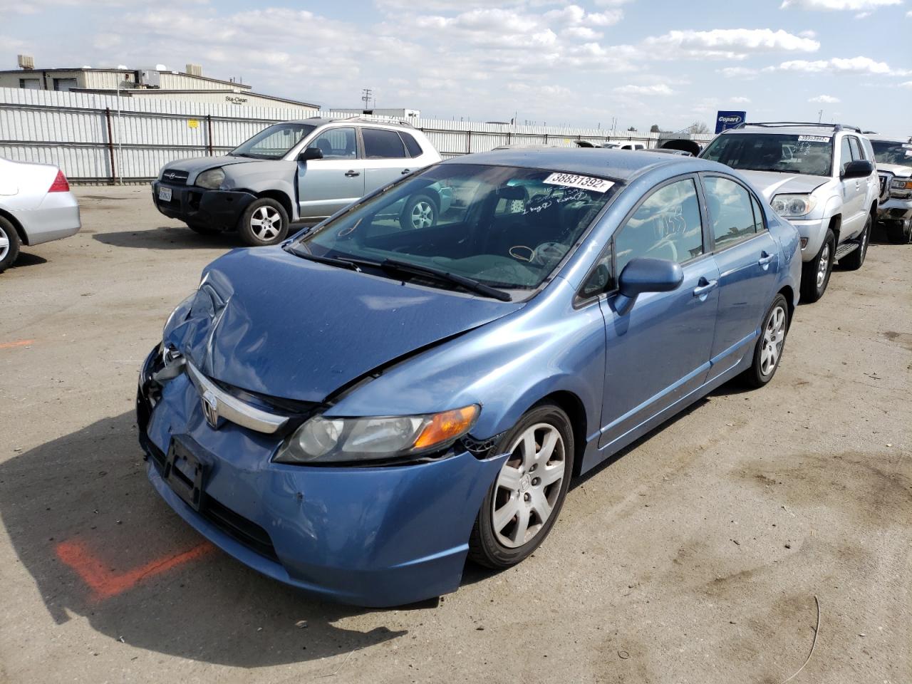 Photo 2 from auction – 2007 HONDA CIVIC LX with VIN JHMFA16517S002403