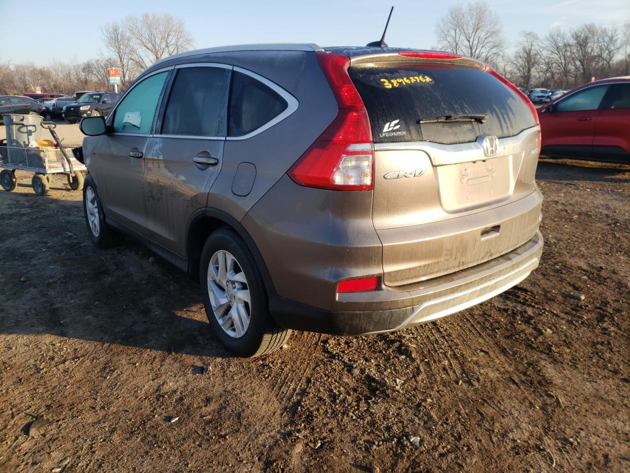 Photo 3 from auction – 2015 HONDA CR-V EXL with VIN 5J6RM4H78FL042406