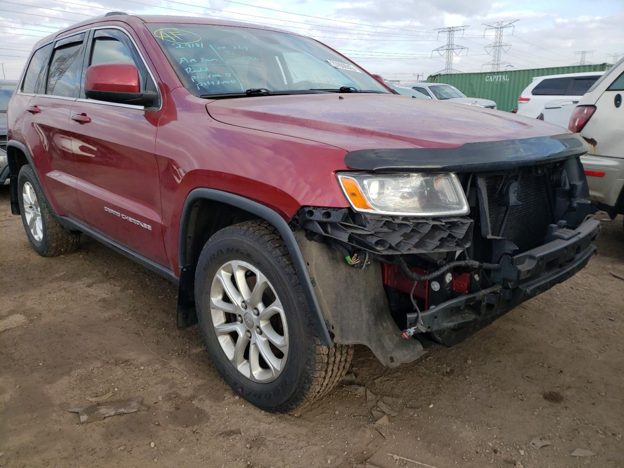 JEEP GRAND CHER 2014 with VIN 1C4RJFAG7EC144489 - Photo from auction