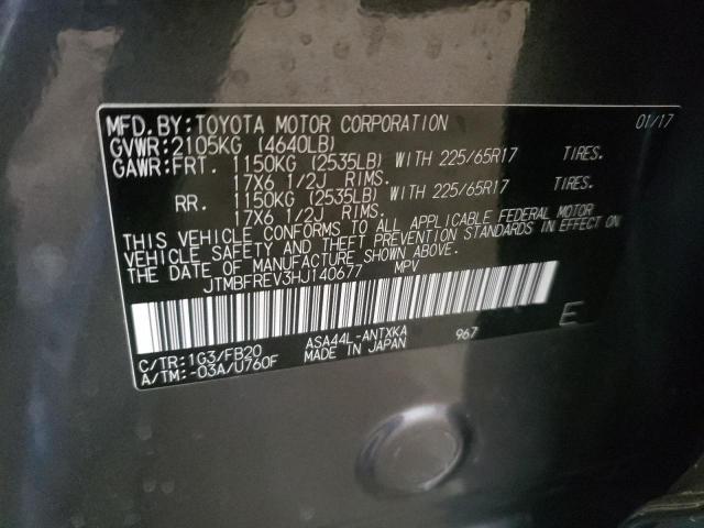 Photo 10 from auction – 2017 TOYOTA RAV4 LE with VIN JTMBFREV3HJ140677