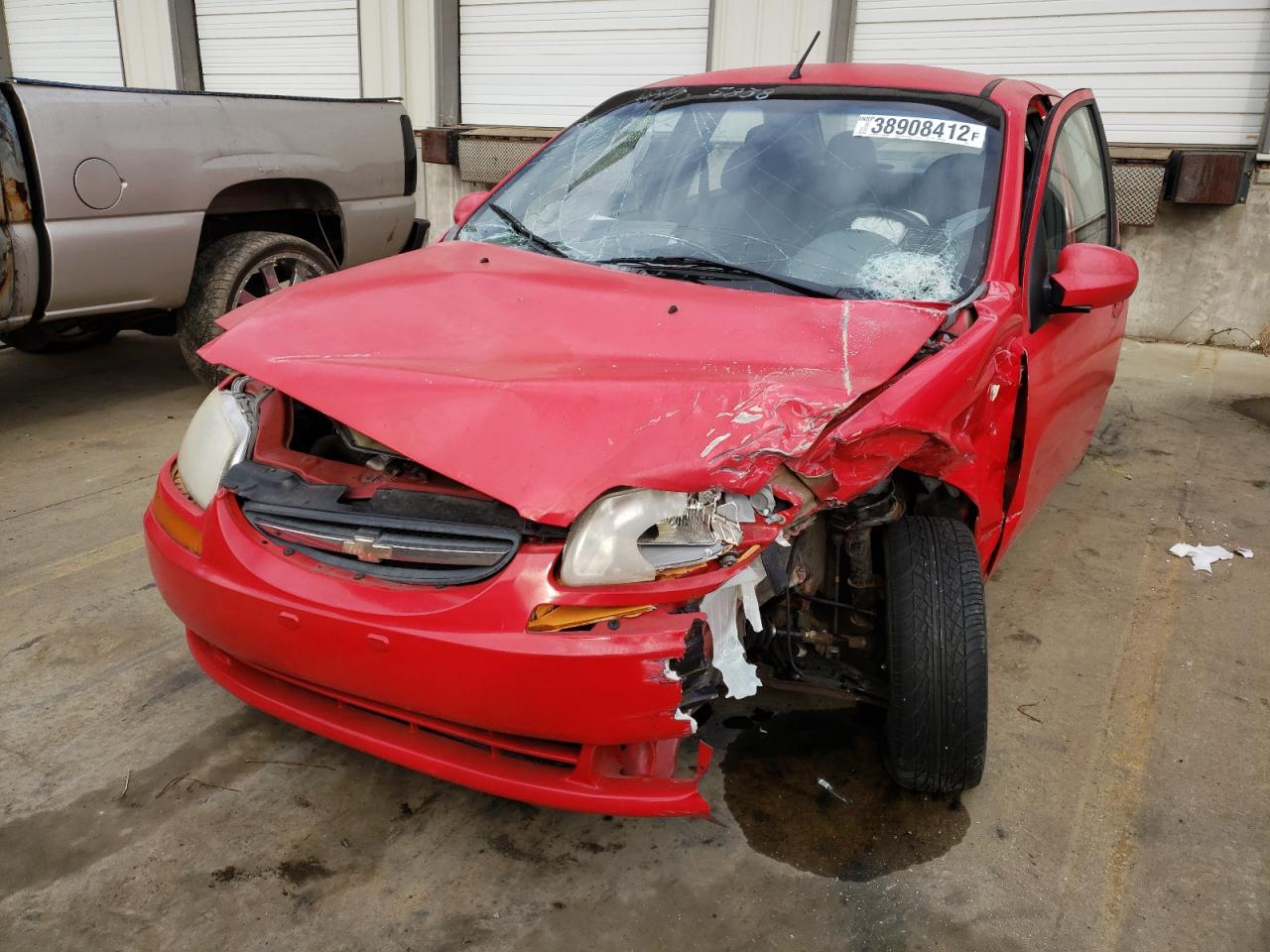 Photo 10 from auction – 2005 CHEVROLET AVEO with VIN KL1TD52645B315838