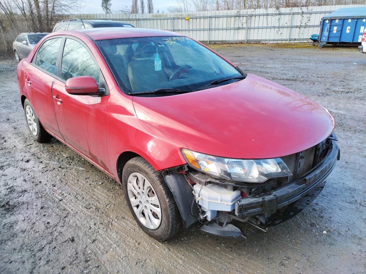 KIA FORTE EX 2013 with VIN KNAFU4A27D5645854 - Photo from auction