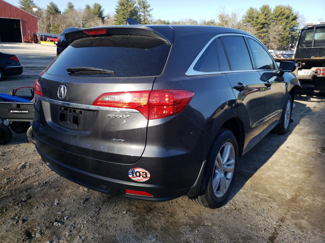 Photo 4 from auction – 2015 ACURA RDX TECHNO with VIN 5J8TB4H56FL020888