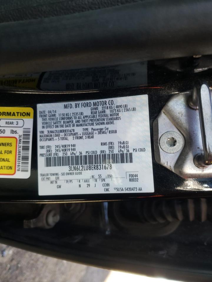 Photo 10 from auction – 2014 LINCOLN MKZ HYBRID with VIN 3LN6L2LU8ER831678