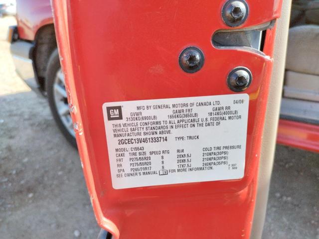 Photo 10 from auction – 2006 CHEVROLET SILVERADO with VIN 2GCEC13V461333714