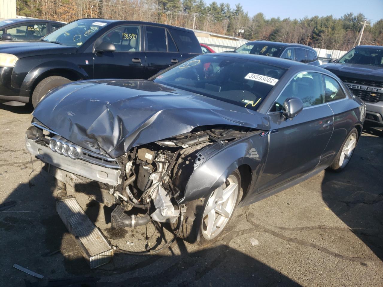 Photo 2 from auction – 2018 AUDI A5 PREMIUM with VIN WAUTNAF57JA002683